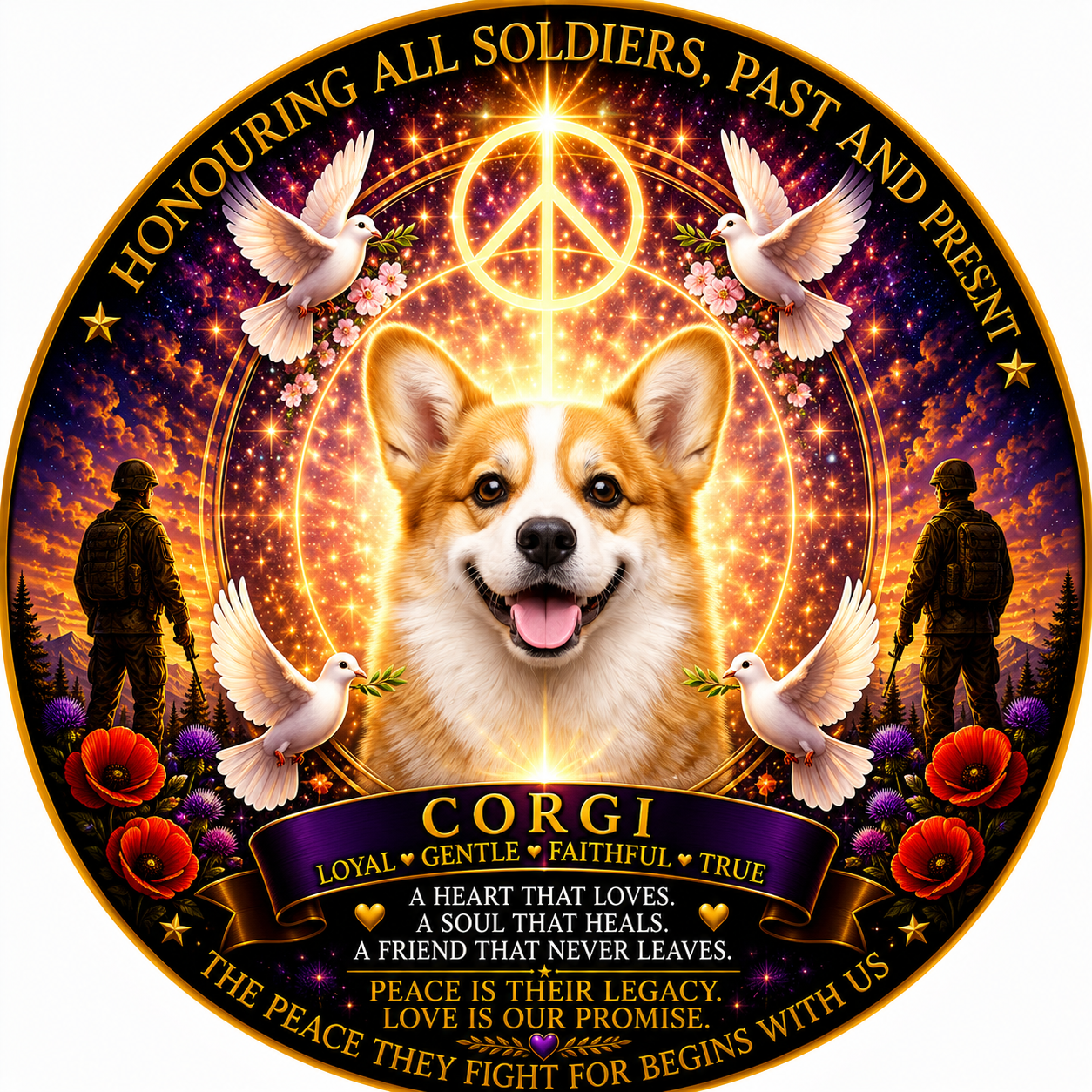 Corgi artwork